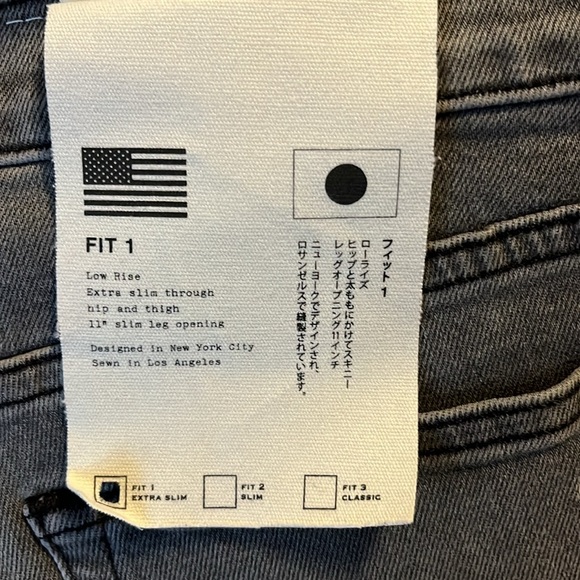 NWT Rag & Bone men’s jeans Fit 1 - Greyson size 33 - Picture 15 of 15